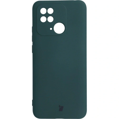 Etui Bizon Case Silicone do Xiaomi Redmi 10C ciemnozielone