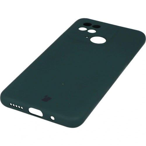 Etui Bizon Case Silicone do Xiaomi Redmi 10C ciemnozielone