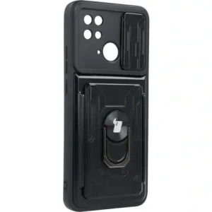 Hurtownia GSM - Etui Bizon Case Camshield Card Slot Ring do Xiaomi Redmi 10C černé - BIZ2195 - {ean13} - Hurt