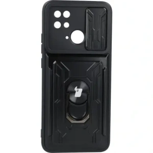 Hurtownia GSM - Etui Bizon Case Camshield Card Slot Ring do Xiaomi Redmi 10C černé - BIZ2195 - {ean13} - Hurt