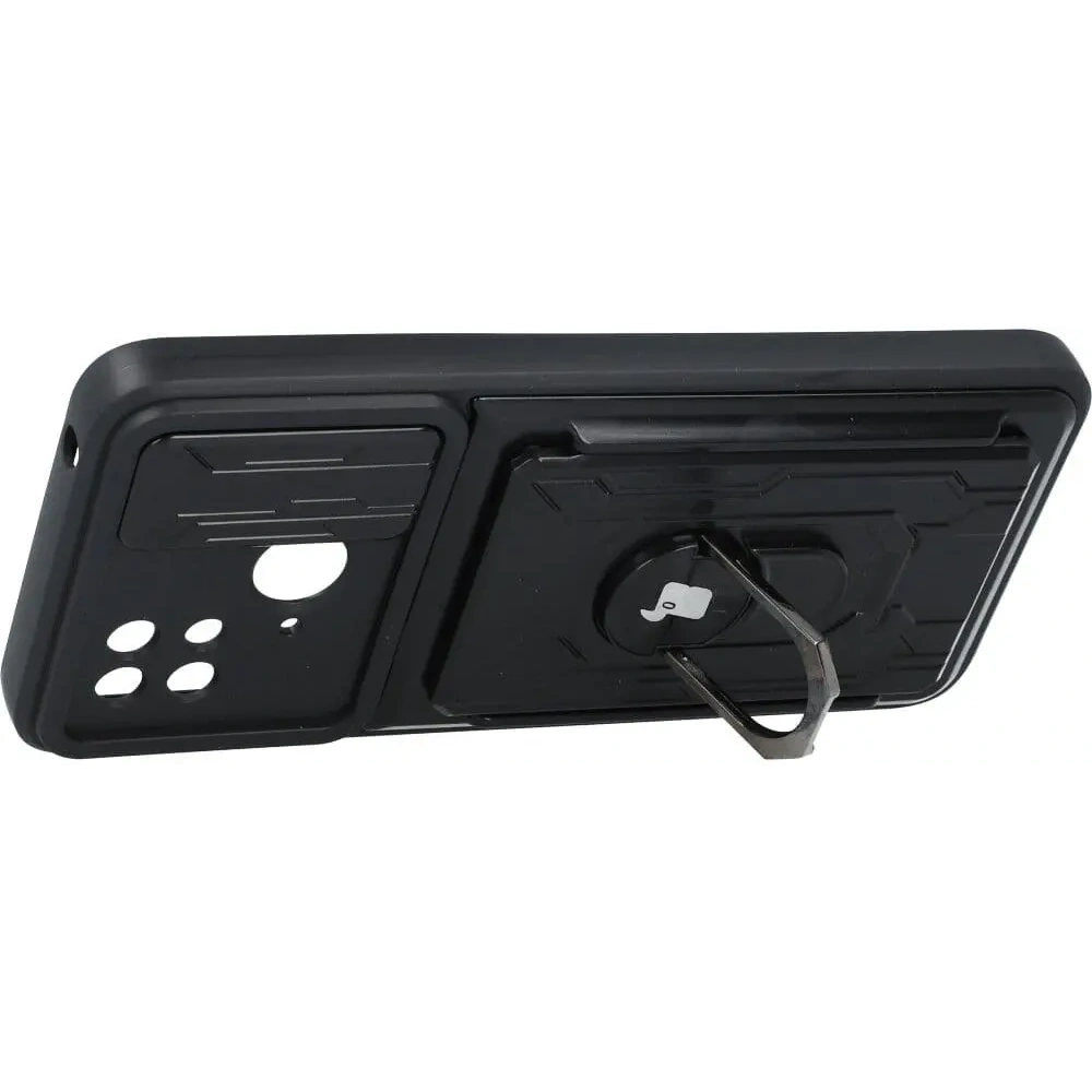 Hurtownia GSM - Etui Bizon Case Camshield Card Slot Ring do Xiaomi Redmi 10C černé - BIZ2195 - {ean13} - Hurt