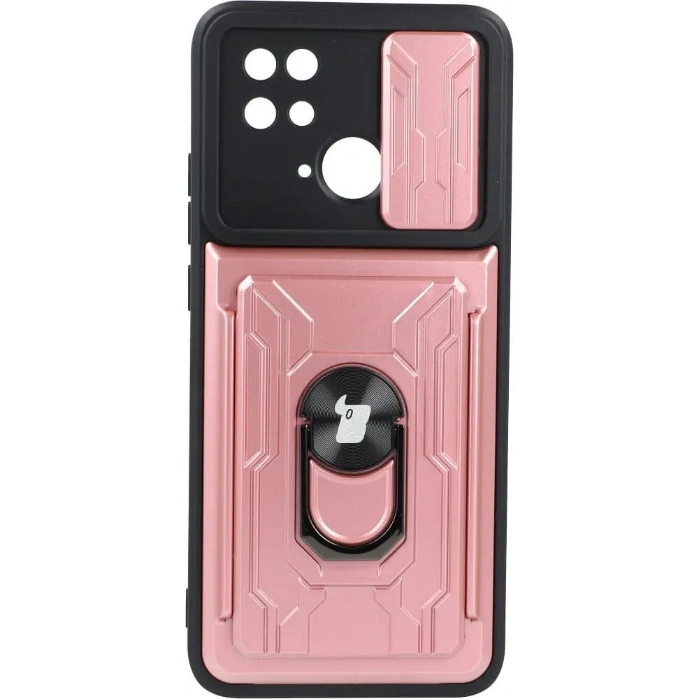 Hurtownia GSM - Bizon Case Camshield Kartensteckplatz Ring Xiaomi Redmi 10C hellpink - BIZ2196 - {ean13} - Hurt