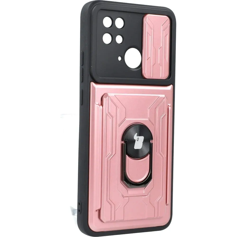 Hurtownia GSM - Bizon Case Camshield Kartensteckplatz Ring Xiaomi Redmi 10C hellpink - BIZ2196 - {ean13} - Hurt