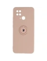 Hurtownia GSM - Etui Bizon Case Silicone Ring Sq do Redmi 10C jasnoróżowe - BIZ2197 - {ean13} - Hurt