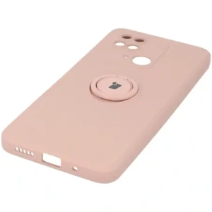 Hurtownia GSM - Etui Bizon Case Silicone Ring Sq pro Redmi 10C světle růžové - BIZ2197 - {ean13} - Hurt