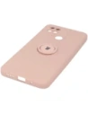 Hurtownia GSM - Etui Bizon Case Silicone Ring Sq do Redmi 10C jasnoróżowe - BIZ2197 - {ean13} - Hurt
