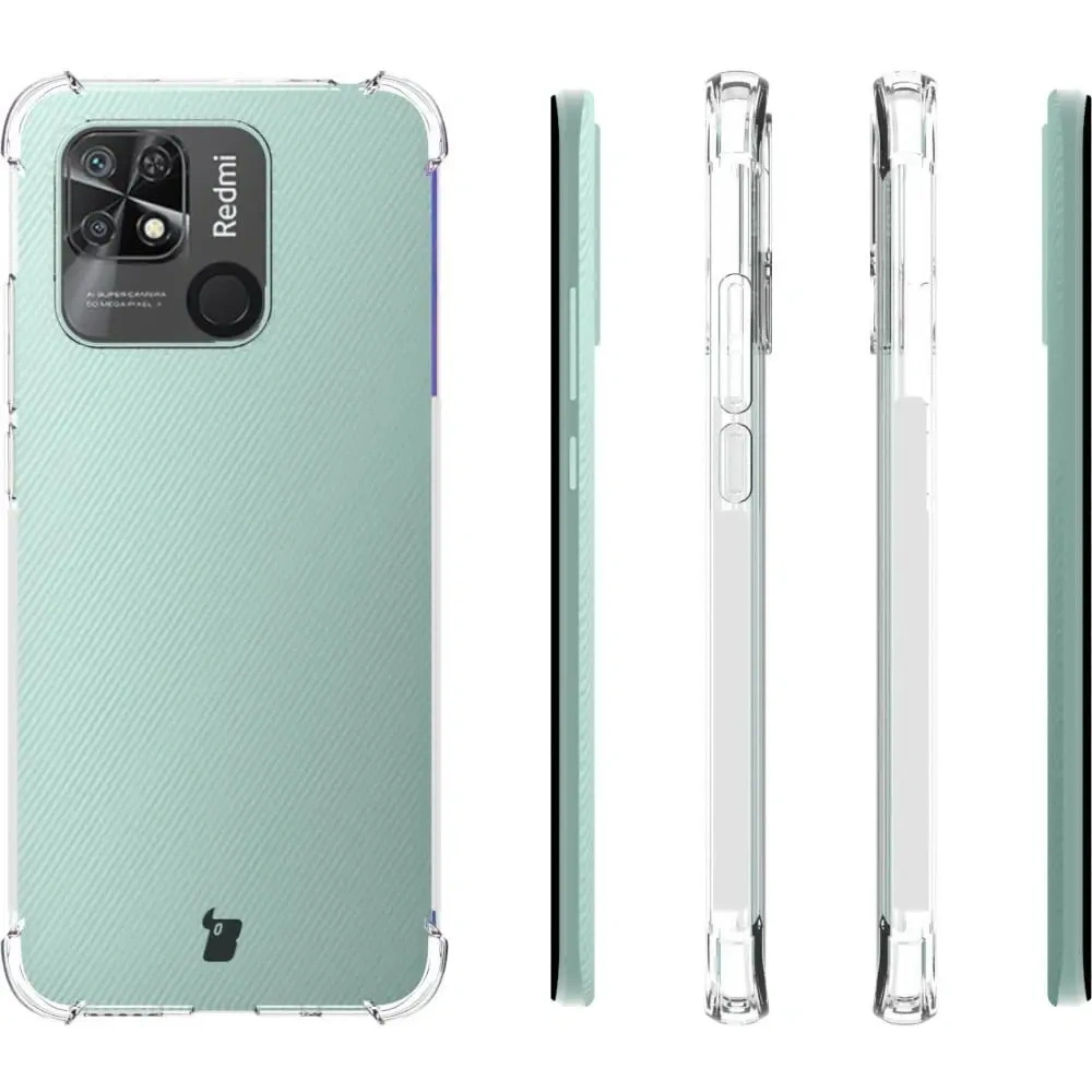 Wholesale Bizon Case Clear Pack case + 2x screen glass + lens glass Xiaomi Poco C40/Redmi 10C clear - BIZ2198 - {ean13} - Hurt