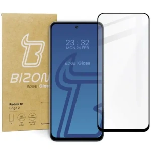 Hurtownia GSM - Bizon Glass Edge 2 Redmi 12 fekete - BIZ2200 - {ean13} - Hurt