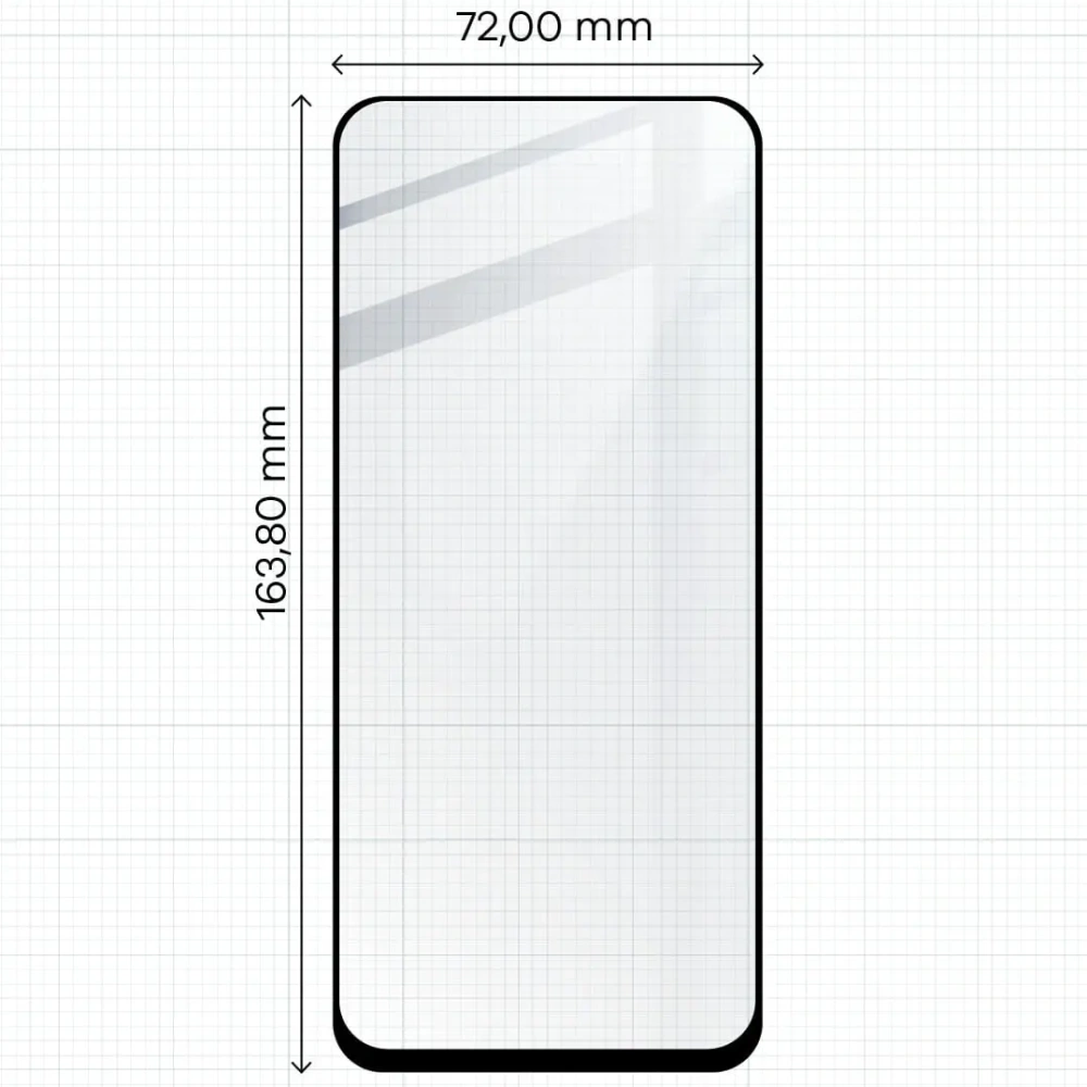 Hurtownia GSM - Bizon Glass Edge 2 Redmi 12 fekete - BIZ2200 - {ean13} - Hurt
