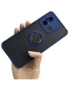 Hurtownia GSM - Bizon Case Hybrid Ring Xiaomi Redmi 12C fumurie cu un cadru albastru închis - BIZ2203 - {ean13} - Hurt