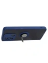 Hurtownia GSM - Bizon Case Hybrid Ring Xiaomi Redmi 12C fumurie cu un cadru albastru închis - BIZ2203 - {ean13} - Hurt