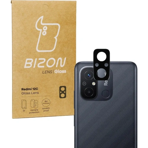 Szkło na aparat Bizon Glass Lens do Redmi 12C [2 PACK]