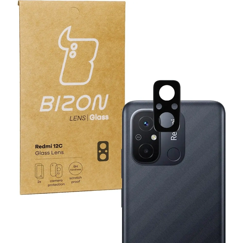 Hurtownia GSM - Bizon üveg lencse Redmi 12C [2 PACK] - BIZ2205 - {ean13} - Hurt
