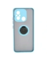 Hurtownia GSM - Etui s úchopem na prst Bizon Case Hybrid Ring pro Xiaomi Redmi 12C kouřové s jasně modrým rámečkem - BIZ2206 - {ean13} - Hurt