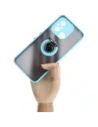 Hurtownia GSM - Etui s úchopem na prst Bizon Case Hybrid Ring pro Xiaomi Redmi 12C kouřové s jasně modrým rámečkem - BIZ2206 - {ean13} - Hurt
