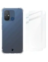 Etui + 2x sklo na obraz Bizon Case Clear Pack pro Xiaomi Redmi 12C průhledné