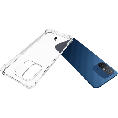 Etui + 2x szkło na ekran Bizon Case Clear Pack do Xiaomi Redmi 12C przezroczyste