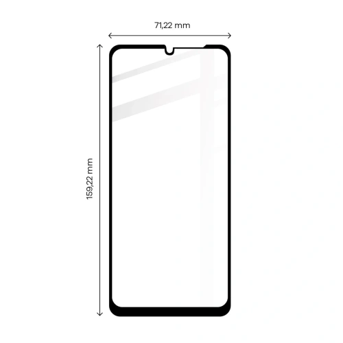 Szkło hartowane Bizon Glass Edge 2 do Redmi A1 czarne