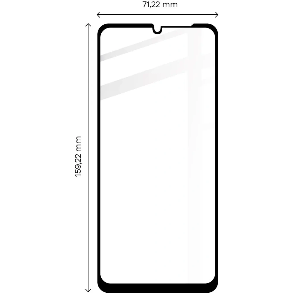 Hurtownia GSM - Bizon Glass Edge 2 Redmi A1 fekete - BIZ2210 - {ean13} - Hurt