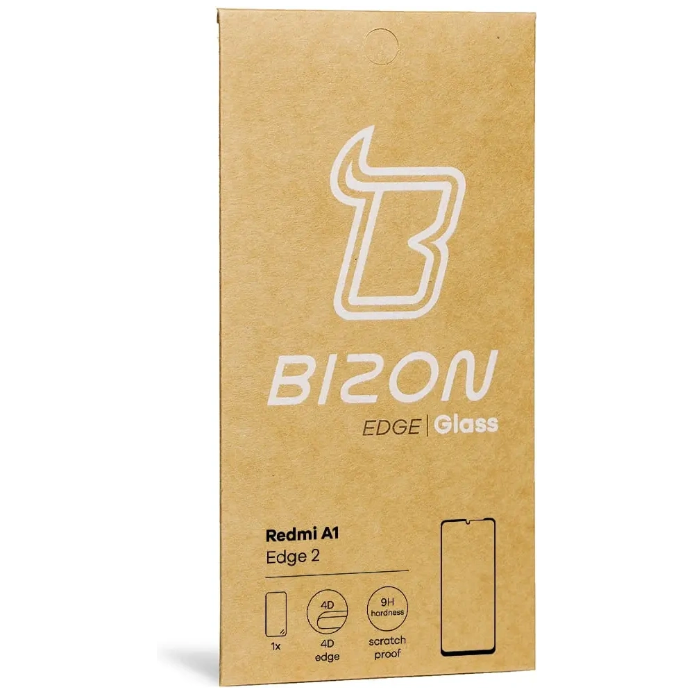 Hurtownia GSM - Bizon Glass Edge 2 Redmi A1 fekete - BIZ2210 - {ean13} - Hurt