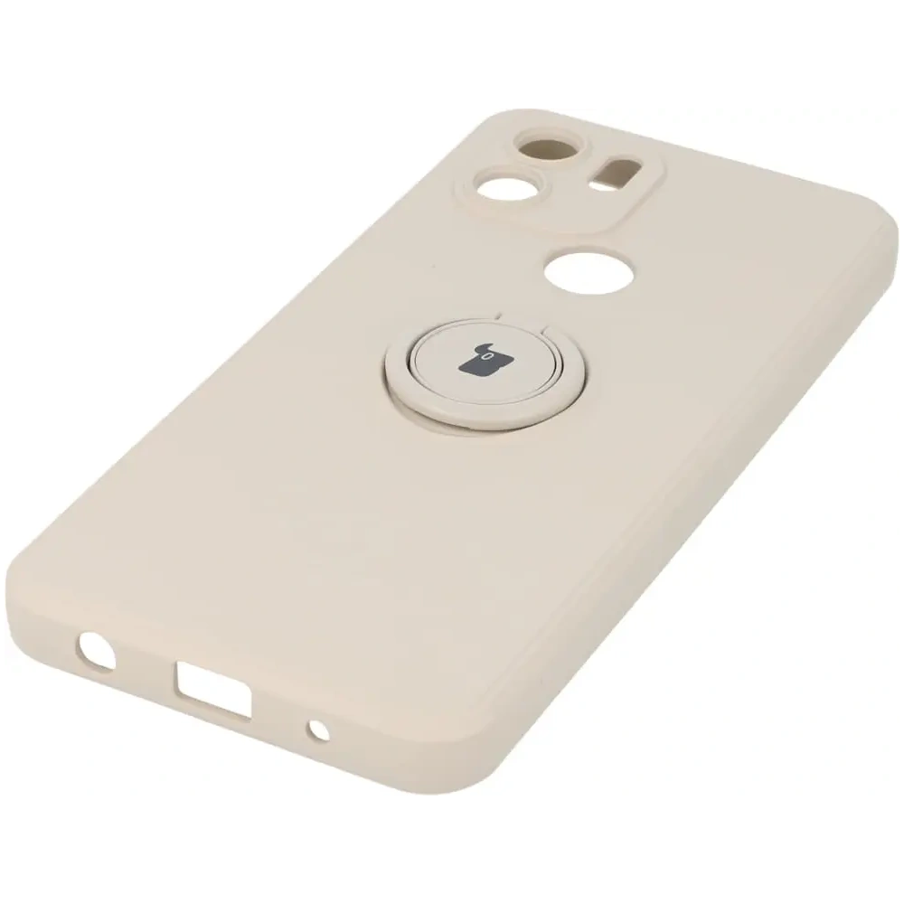 Hurtownia GSM - Etui Bizon Case Silicone Ring do Redmi A1 beżowe - BIZ2211 - {ean13} - Hurt