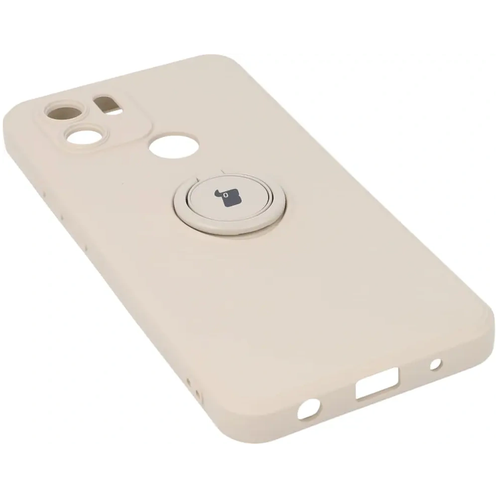 Hurtownia GSM - Etui Bizon Case Silicone Ring do Redmi A1 beżowe - BIZ2211 - {ean13} - Hurt