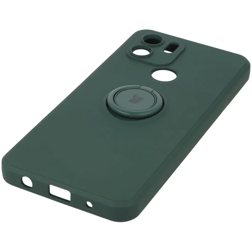 Hurtownia GSM - Etui Bizon Case silikonový kroužek pro Redmi A1 tmavě zelené - BIZ2215 - {ean13} - Hurt
