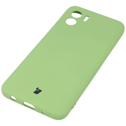 Etui Bizon Case Silicone do Xiaomi Redmi A1 jasnozielone