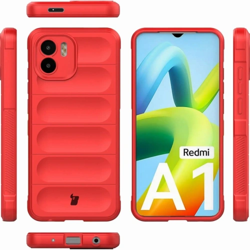 Pancerne etui Bizon Case Tur do Xiaomi Redmi A1 czerwone
