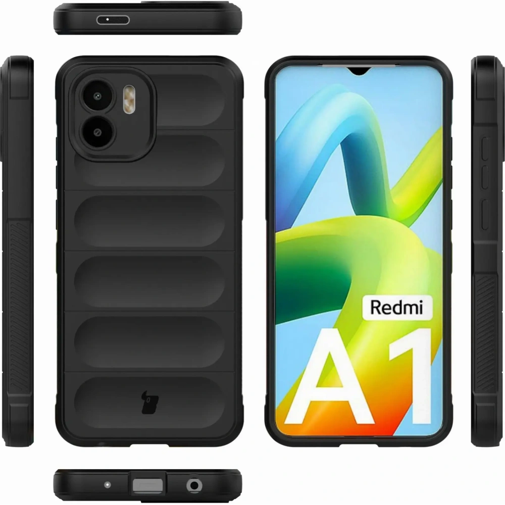 Hurtownia GSM - Bizon tok Tur Xiaomi Redmi A1 fekete - BIZ2225 - {ean13} - Hurt