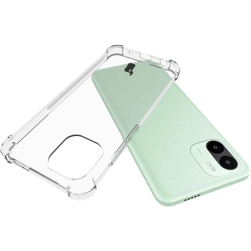 Etui + 2x szkło na ekran + obiektyw Bizon Case Clear Pack do Xiaomi Redmi A1 przezroczyste