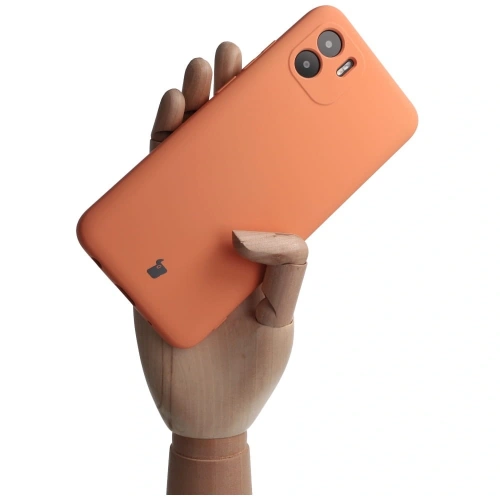 Etui Bizon Case Silicone do Xiaomi Redmi A1 pomarańczowe