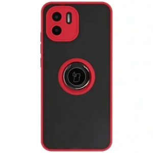 Hurtownia GSM - Bizon Case Hybrid Ring Xiaomi Redmi A1 fumuriu cu un cadru roșu - BIZ2231 - {ean13} - Hurt