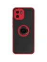 Hurtownia GSM - Bizon Case Hybrid Ring Xiaomi Redmi A1 füstös piros kerettel - BIZ2231 - {ean13} - Hurt