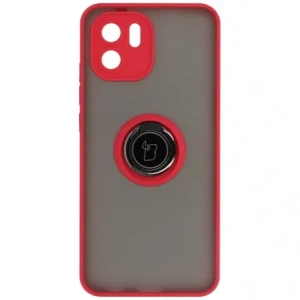 Hurtownia GSM - Bizon Case Hybrid Ring Xiaomi Redmi A1 fumuriu cu un cadru roșu - BIZ2231 - {ean13} - Hurt