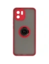 Hurtownia GSM - Bizon Case Hybrid Ring Xiaomi Redmi A1 füstös piros kerettel - BIZ2231 - {ean13} - Hurt