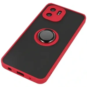 Hurtownia GSM - Bizon Case Hybrid Ring Xiaomi Redmi A1 fumuriu cu un cadru roșu - BIZ2231 - {ean13} - Hurt