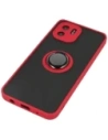 Hurtownia GSM - Bizon Case Hybrid Ring Xiaomi Redmi A1 füstös piros kerettel - BIZ2231 - {ean13} - Hurt