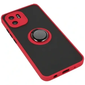 Hurtownia GSM - Bizon Case Hybrid Ring Xiaomi Redmi A1 fumuriu cu un cadru roșu - BIZ2231 - {ean13} - Hurt