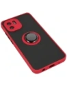 Hurtownia GSM - Bizon Case Hybrid Ring Xiaomi Redmi A1 füstös piros kerettel - BIZ2231 - {ean13} - Hurt