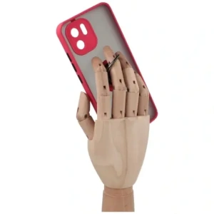 Hurtownia GSM - Bizon Case Hybrid Ring Xiaomi Redmi A1 fumuriu cu un cadru roșu - BIZ2231 - {ean13} - Hurt