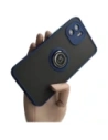 Bizon Case Hybrid Ring Xiaomi Redmi A1 füstös, tengerészkék kerettel