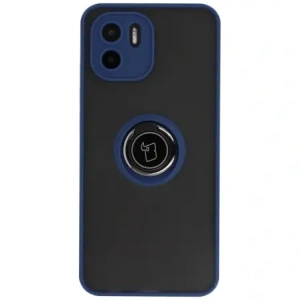 Hurtownia GSM - Etui z uchwytem na palec Bizon Case Hybrid Ring do Xiaomi Redmi A1 przydymione z granatową ramką - BIZ2232 - {ean13} - Hurt