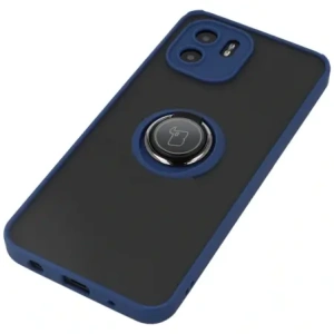 Hurtownia GSM - Etui z uchwytem na palec Bizon Case Hybrid Ring do Xiaomi Redmi A1 przydymione z granatową ramką - BIZ2232 - {ean13} - Hurt