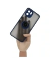 Hurtownia GSM - Etui z uchwytem na palec Bizon Case Hybrid Ring do Xiaomi Redmi A1 przydymione z granatową ramką - BIZ2232 - {ean13} - Hurt