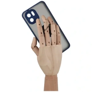 Hurtownia GSM - Etui z uchwytem na palec Bizon Case Hybrid Ring do Xiaomi Redmi A1 przydymione z granatową ramką - BIZ2232 - {ean13} - Hurt