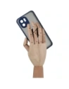 Hurtownia GSM - Etui z uchwytem na palec Bizon Case Hybrid Ring do Xiaomi Redmi A1 przydymione z granatową ramką - BIZ2232 - {ean13} - Hurt
