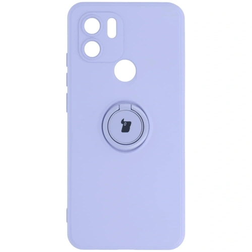 Etui Bizon Case Silicone Ring do Redmi A1 jasnofioletowe