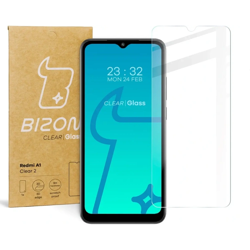 Hurtownia GSM - Bizon Glass Clear 2 Redmi A1 - BIZ2236 - {ean13} - Hurt