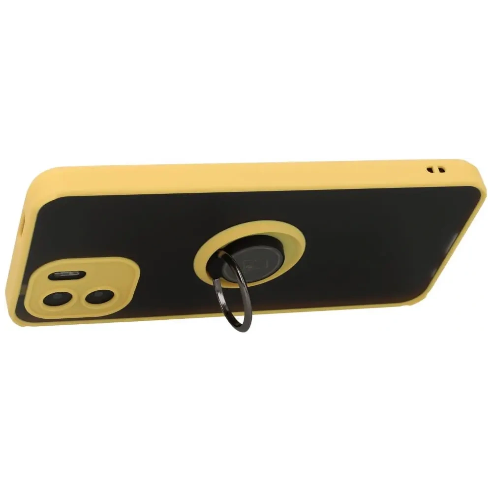 Hurtownia GSM - Bizon Case Hybrid Ring Xiaomi Redmi A1 füstös sárga kerettel - BIZ2239 - {ean13} - Hurt